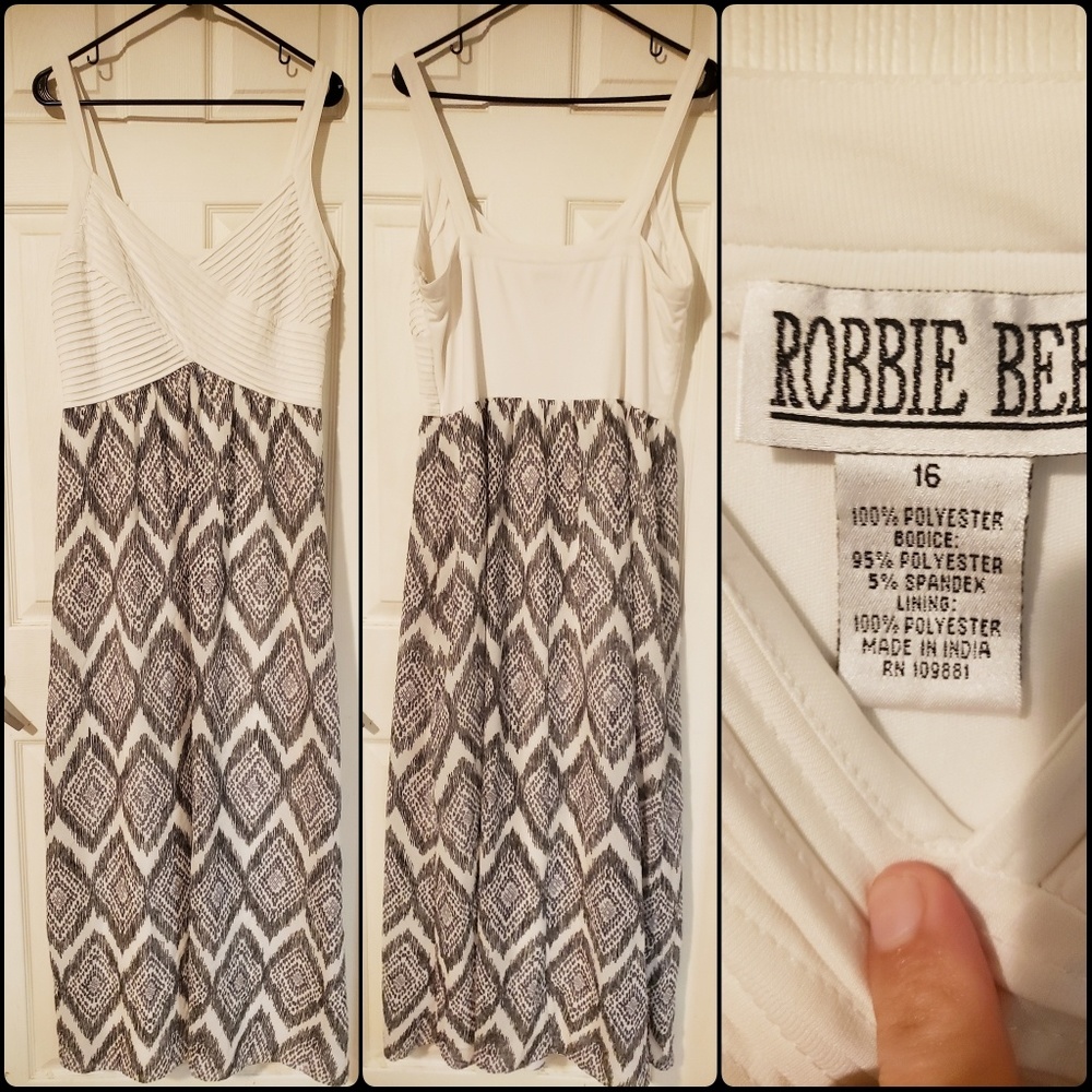 Black & White Maxi Dress